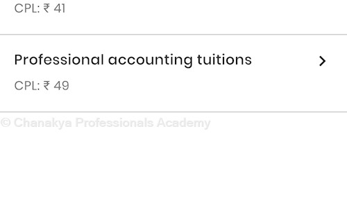 Chanakya Professionals Academy - Finance & Accounting tuitions in Narayanguda, Hyderabad