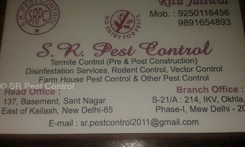SR Pest Control - Pest Control in Okhla, Delhi