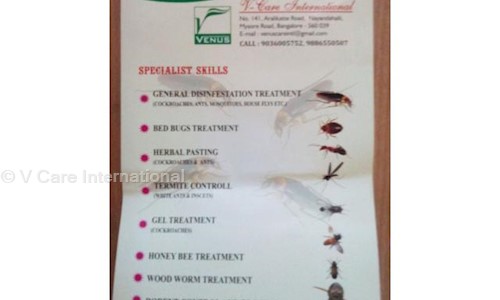 V Care International - Pest Control in Nayanda Halli, Bangalore