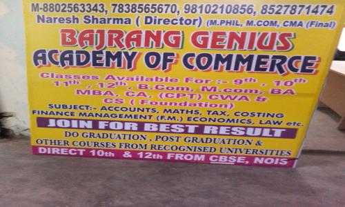 Bajrang Genius Academy of Commerce - School Tuitions in Sector 49, Noida