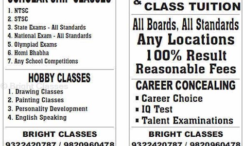 Bright Classes - Home Tuitions in Andheri West, Mumbai