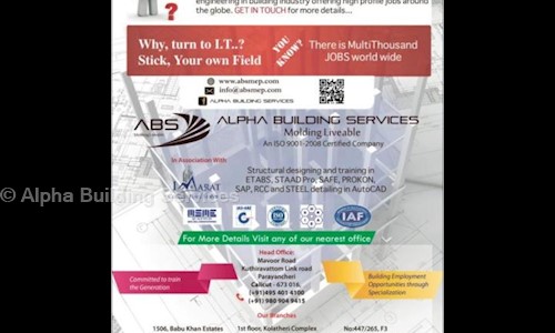 Alpha Building Services - Job Training in Valanjambalam, Cochin