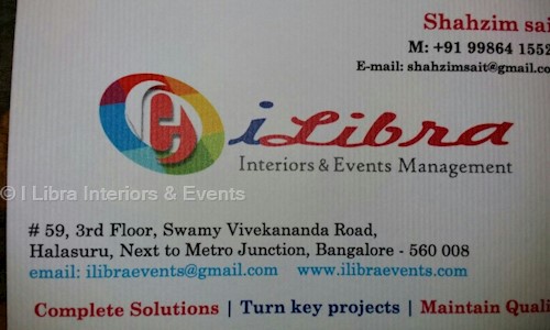 I Libra Interiors & Events - Interior Designers & Decorators in Ulsoor, Bangalore