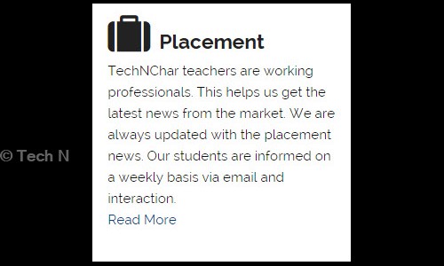 Tech N. Char - Job Training in Salt Lake City, Kolkata