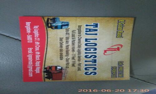 Taj Logistics - Packers and Movers in Rajaji Nagar, Bangalore