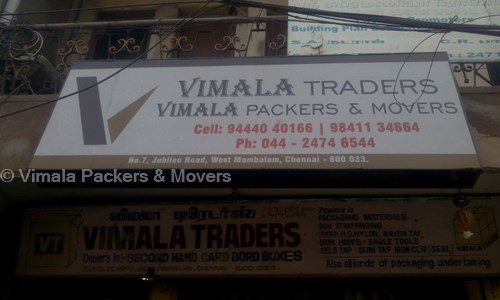 Vimala Packers & Movers - Packers and Movers in West Mambalam, Chennai