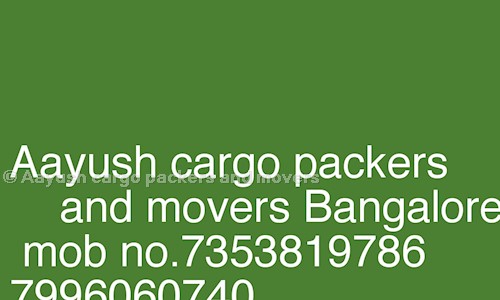 Aayush cargo packers and movers - Packers and Movers in Kudlu Gate, Bangalore
