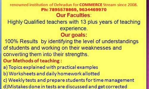 ACCOUNTS ACADEMY - School Tuitions in Race Course, Dehradun