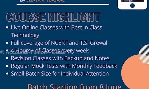 Accounts Tuition - Class 11 - School Tuitions in Sigma III, Greater Noida