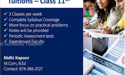 Accounts Tuitions - School Tuitions in Sector 120, Noida