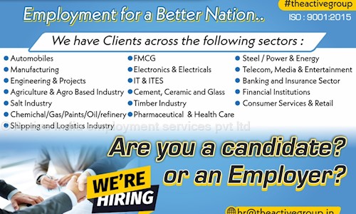 Active India employment services pvt ltd - Placement Consultancies in Sector 8, Gandhidham
