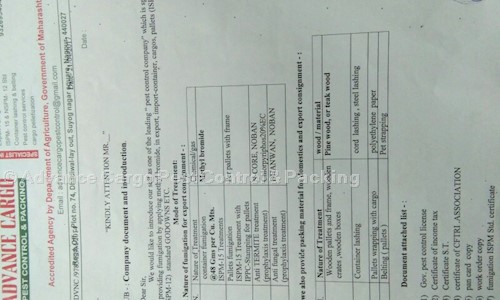 Advance Cargo Pest Control & Packing - Pest Control in Manewada Ring Road, Nagpur