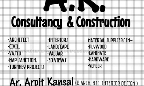 A K Consultancies & Constructions - Interior Designers & Decorators in Indore H O, Indore