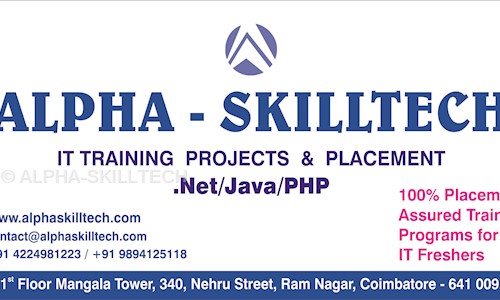 ALPHA-SKILLTECH - Job Training in Ram Nagar, Coimbatore