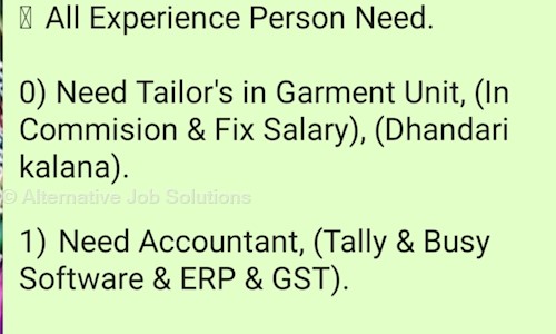 Alternative Job Solutions - Placement Consultancies in Moti Nagar, Ludhiana
