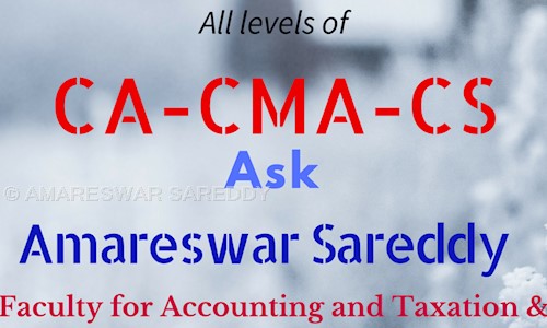 AMARESWAR SAREDDY - Finance & Accounting tuitions in Nallakunta, Hyderabad