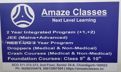 Amaze Classes - School Tuitions in Sector 34A, Chandigarh