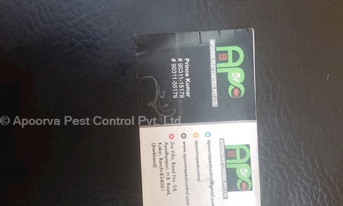 Apoorva Pest Control Pvt. Ltd. - Pest Control in Kokar, Ranchi