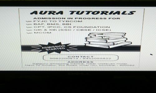 Aura Tutorials - School Tuitions in Khar West, Mumbai