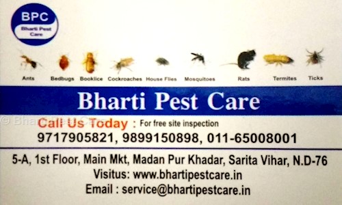 Bharti Pest Care - Pest Control in Sarita Vihar, Delhi