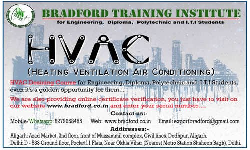 BRADFORD TRAINING INSTITUTE FOR ENGINEERS - Job Training in Dodhpur, Aligarh