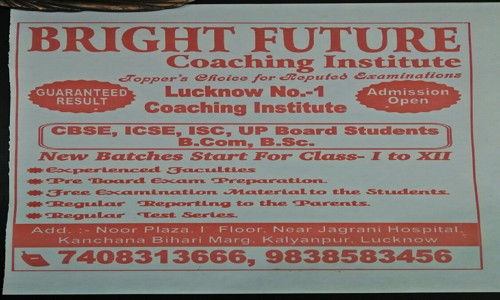 Bright future coaching institute - School Tuitions in Kalyanpur East, Lucknow