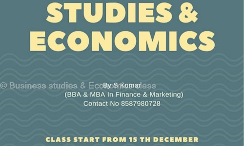 Business studies & Economics class - School Tuitions in Ghaziabad Sector 5, Ghaziabad