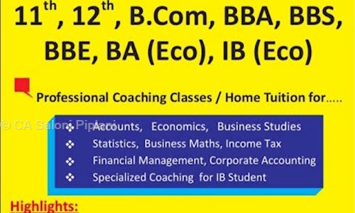 CA Saloni Piplani - Finance & Accounting tuitions in Sector 21C, Faridabad