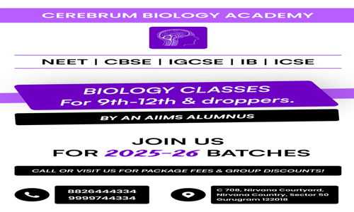 Cerebrum Biology Academy (Gurugram) - School Tuitions in Gurugram, Gurgaon