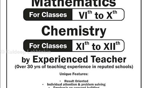 Kuldeep Lakhtakia - School Tuitions in Sector 77, Noida