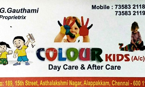 Colour Kids A/C Day Care & After Care - Playschools in Alapakkam, Chennai
