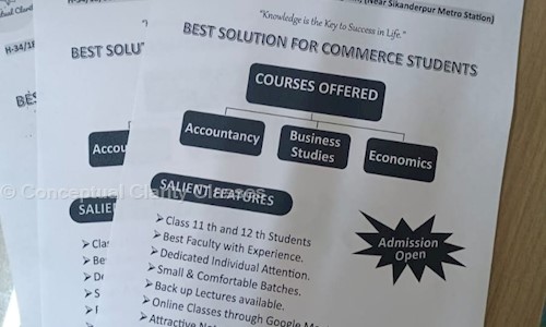 Conceptual Clarity Classes - School Tuitions in Sikanderpur, Gurgaon