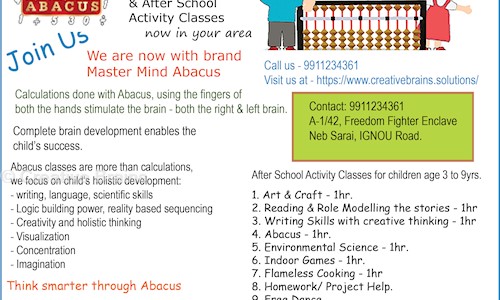 Creative Brains - School Tuitions in South Delhi, Delhi