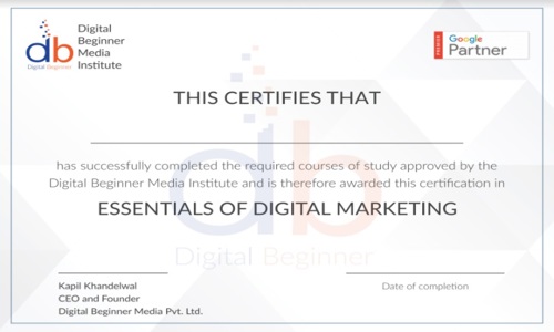 DBMI - Digital Beginner Media Institute Pvt. Ltd. - Job Training in Sector 45, Gurgaon