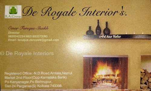 De Royale Interiors - Interior Designers & Decorators in Behala, Kolkata