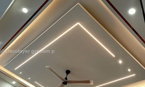 Decolayer gypsum p.o p work - Interior Designers & Decorators in Muktidham Parking Road, Nashik