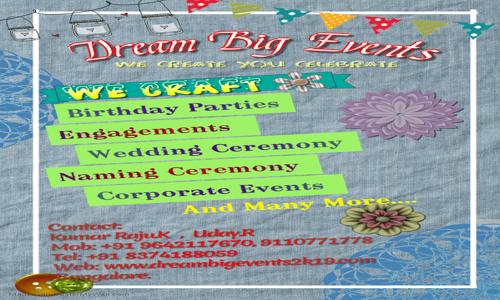 Dream Big Events - Catering Services in Marathahalli, Bangalore