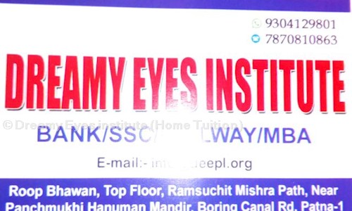 Dreamy Eyes Home Tuition - School Tuitions in Patna City, Patna