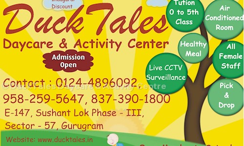 DuckTales Daycare & Activity Centre - Playschools in Sector 57, Gurgaon