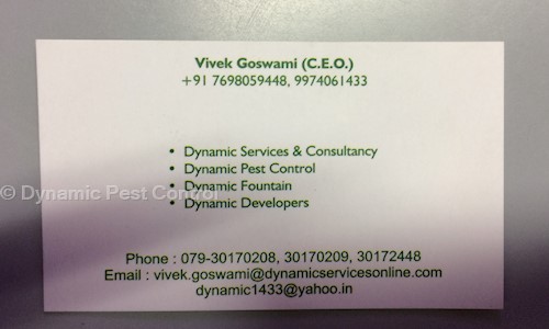 Dynamic Pest Control - Pest Control in Chandlodia, Ahmedabad