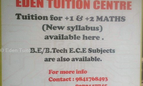 Eden Tuiton Centre - School Tuitions in Karunya Nagar, Coimbatore