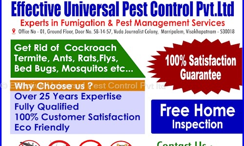 Effective Universal Pest Control Pvt ltd - Pest Control in Marripalem, Visakhapatnam