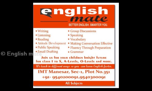 English Mate - School Tuitions in Sector 1, Gurgaon