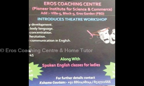 Eros Coaching Centre & Home Tutor - School Tuitions in Tughlakabad, Delhi