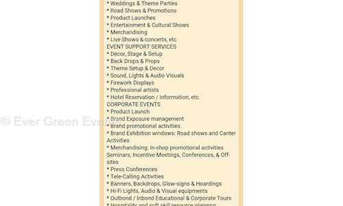 Ever Green Events - Catering Services in Vasna, Ahmedabad