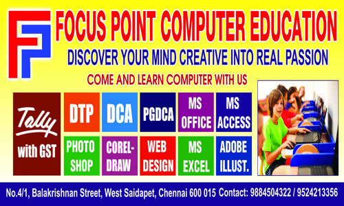 Focus Point Coaching Centre - School Tuitions in Saidapet, Chennai