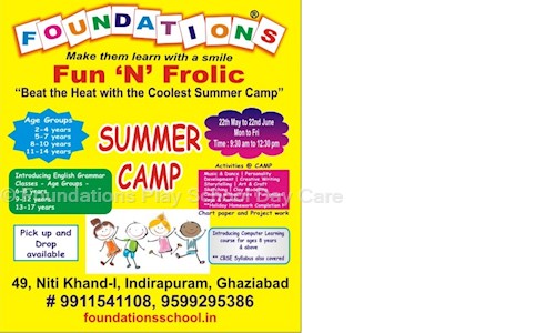 Foundations Play School Day Care - School Tuitions in Indirapuram, Ghaziabad