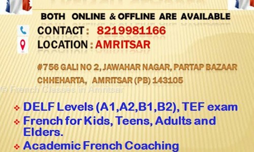 French Classes in Amritsar - School Tuitions in Chheharta, Amritsar