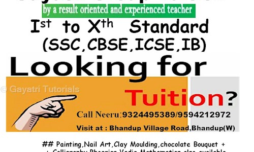 Gayatri Tutorials - School Tuitions in Bhandup West, Mumbai
