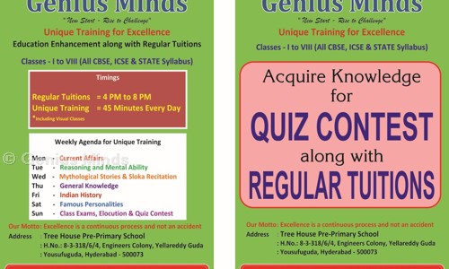 Genius Minds - School Tuitions in Yousufguda, Hyderabad